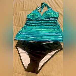 Teal Tankini